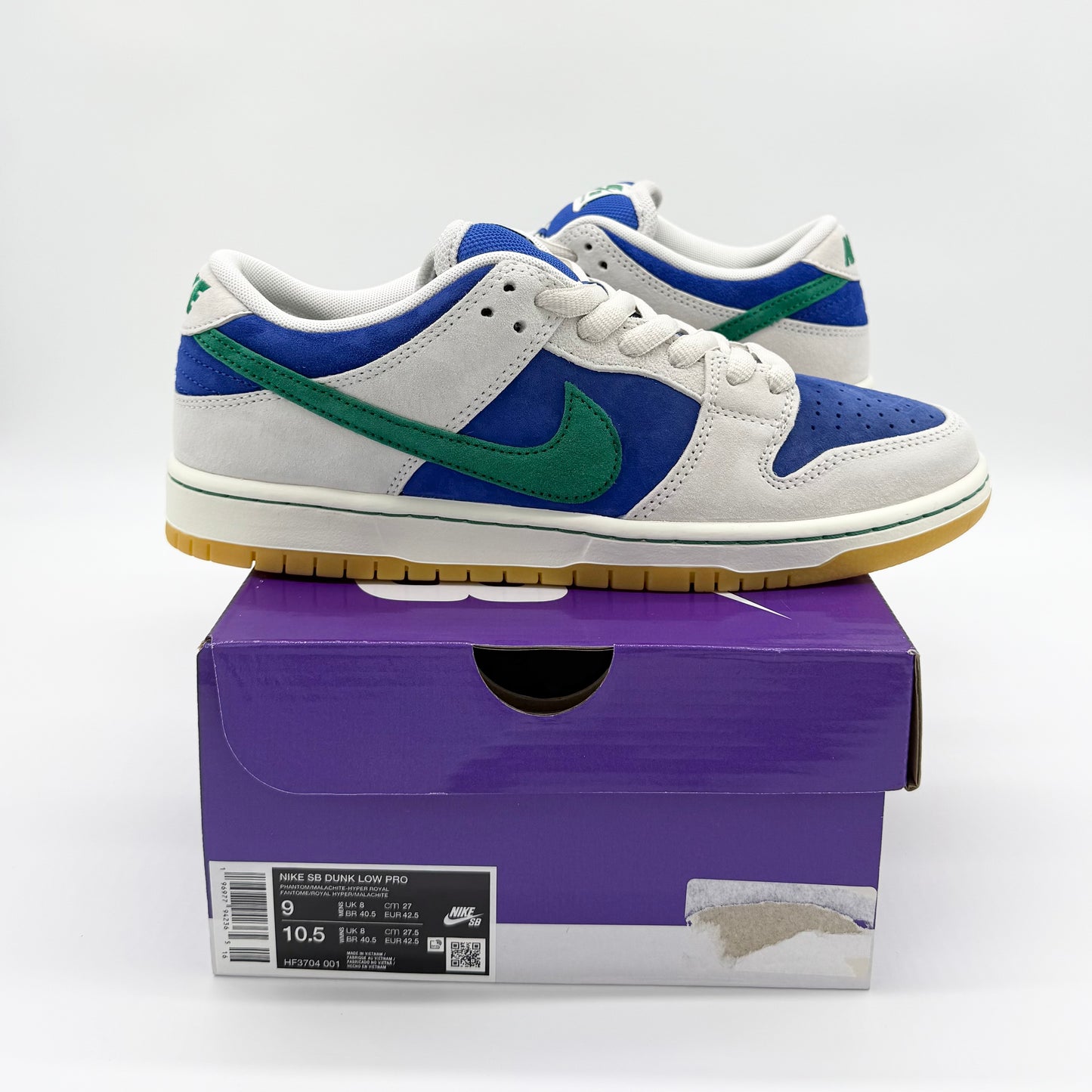 Nike SB Dunk Low “Hyper Royal Malachite” US9