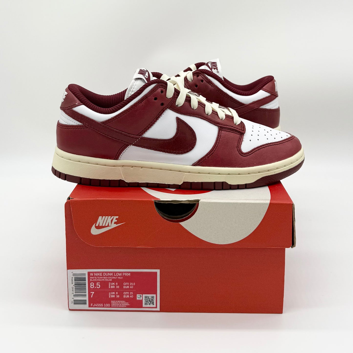 Nike Dunk Low PRM “Vintage Team Red” (W) US8.5W