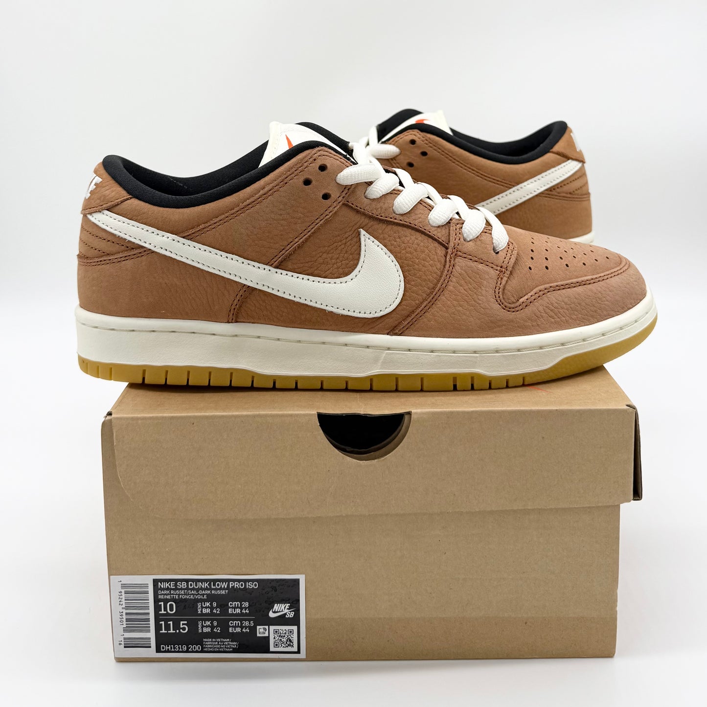 Nike SB Dunk Low Pro “Dark Russet” US10