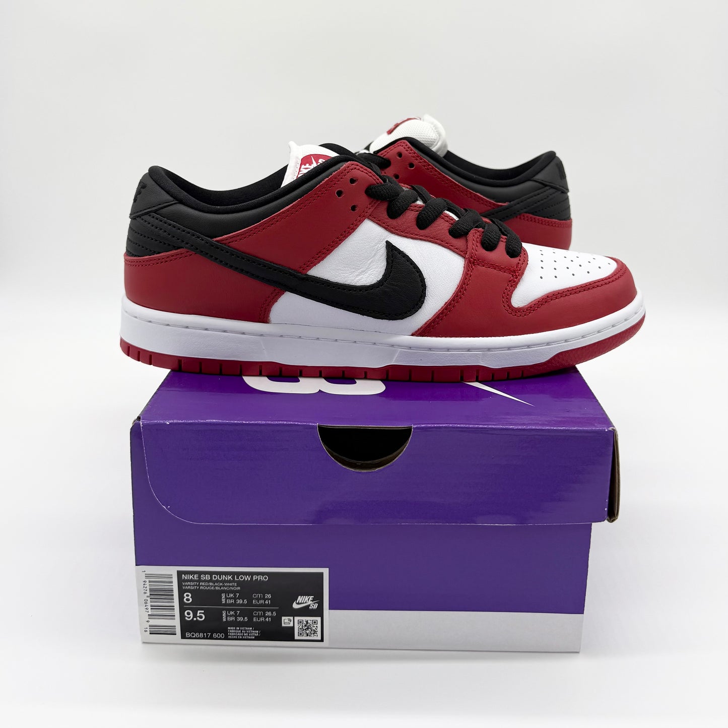 Nike SB Dunk Low Pro “J-Pack Chicago” US8