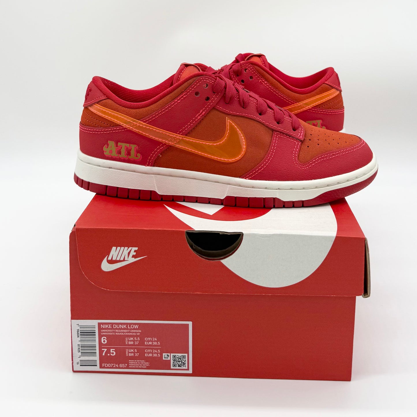 Nike Dunk Low “ATL” US6