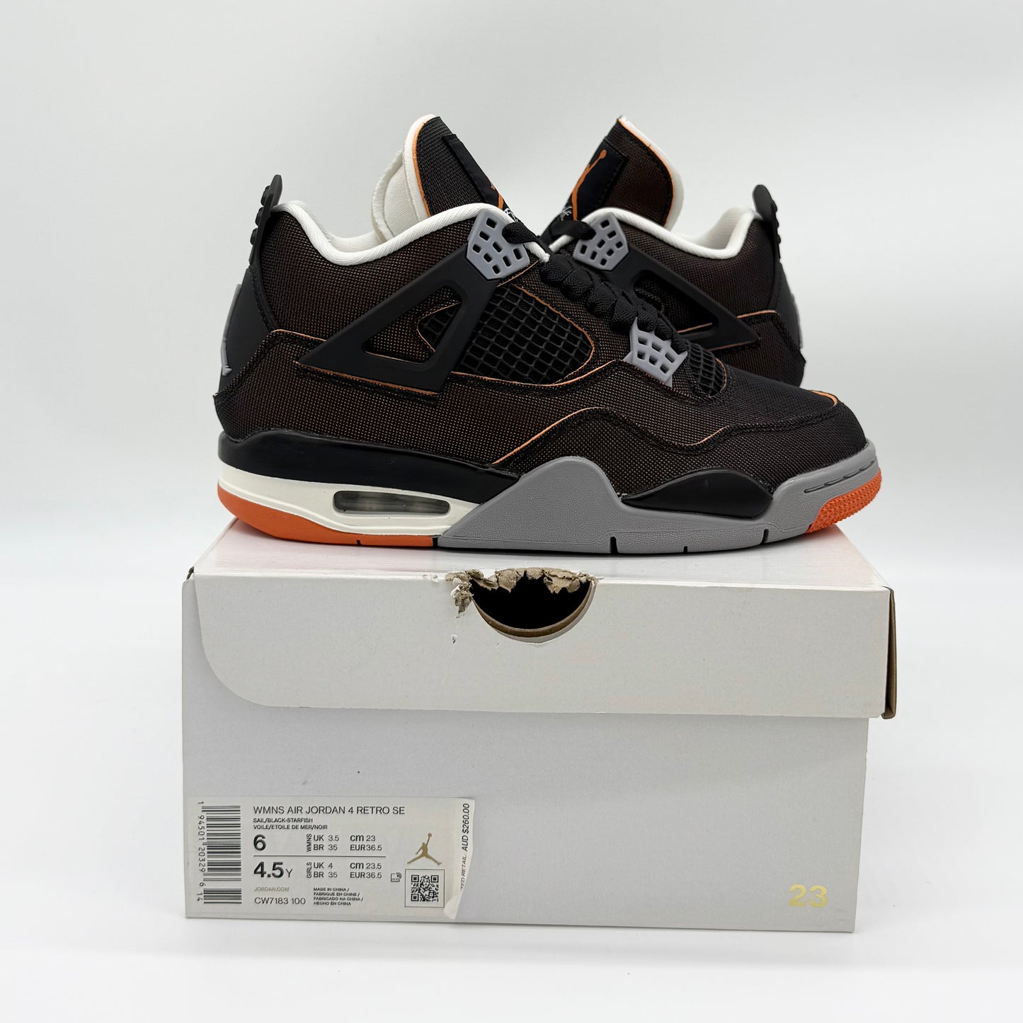 Jordan 4 Retro “Starfish” (W) US6W