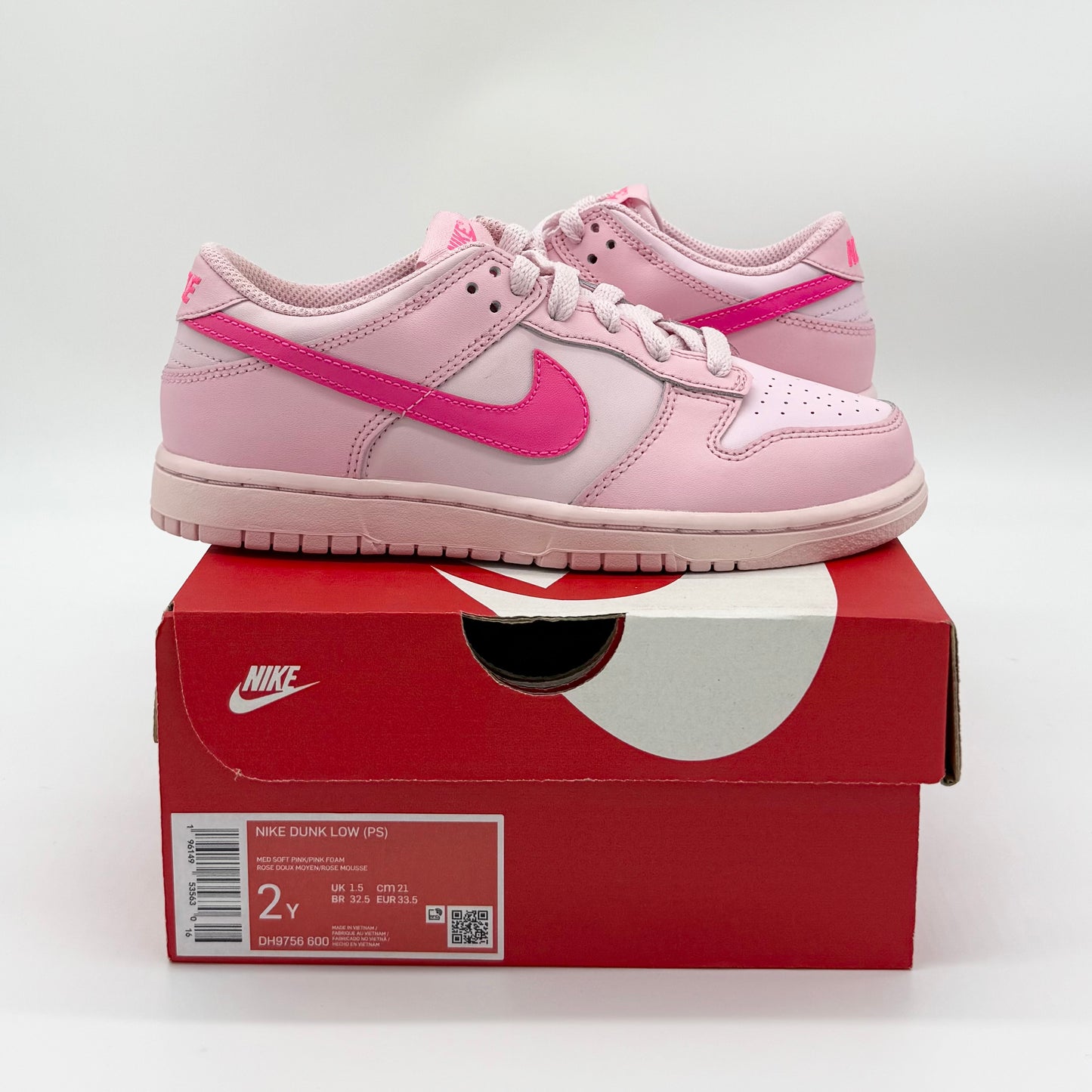 Nike Dunk Low “Triple Pink” (PS) US2Y
