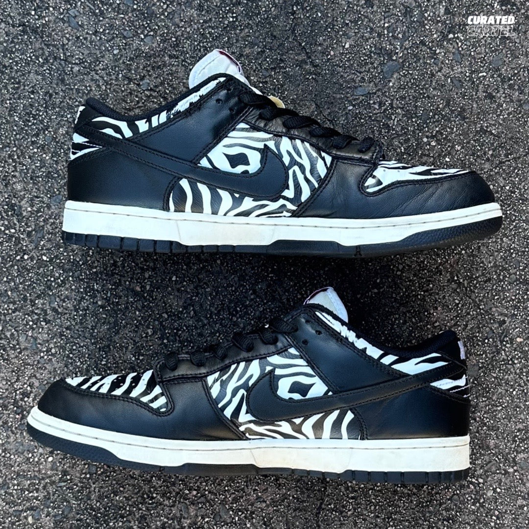 Nike SB Dunk Low OG QS “Quartersnacks Zebra” US10.5