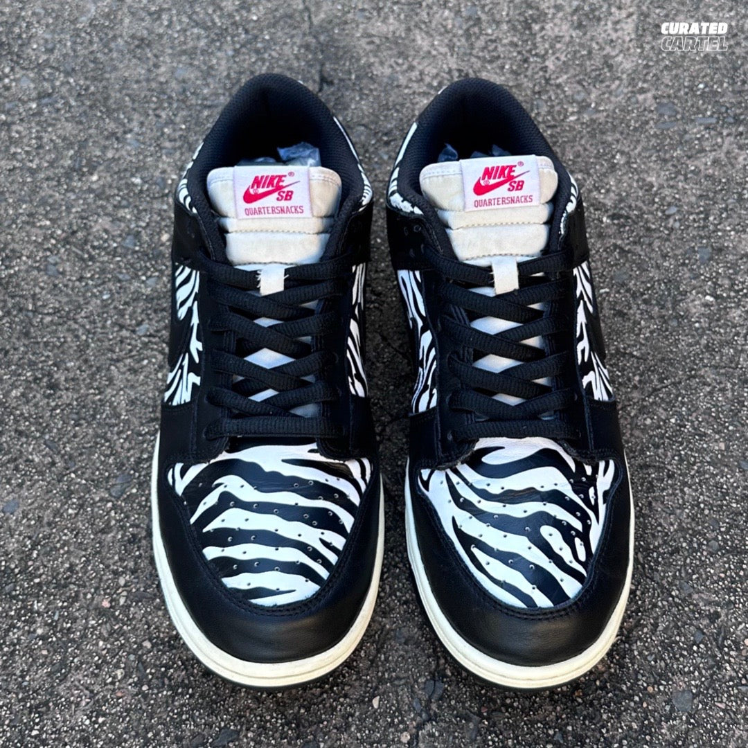 Nike SB Dunk Low OG QS “Quartersnacks Zebra” US10.5