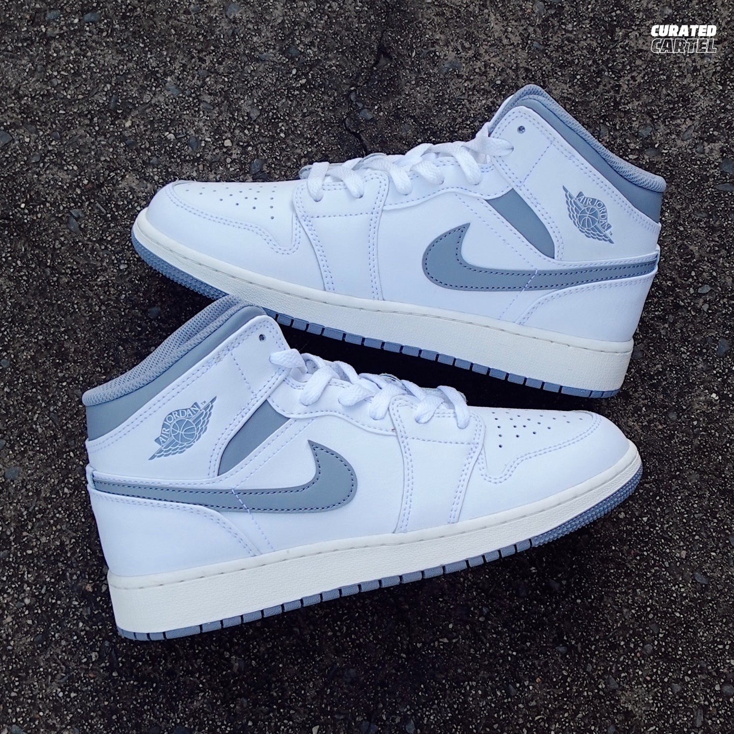 Jordan 1 Mid “Neutral Grey” (GS)