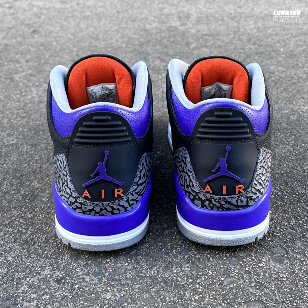 Jordan 3 Retro “Black Court Purple” US11