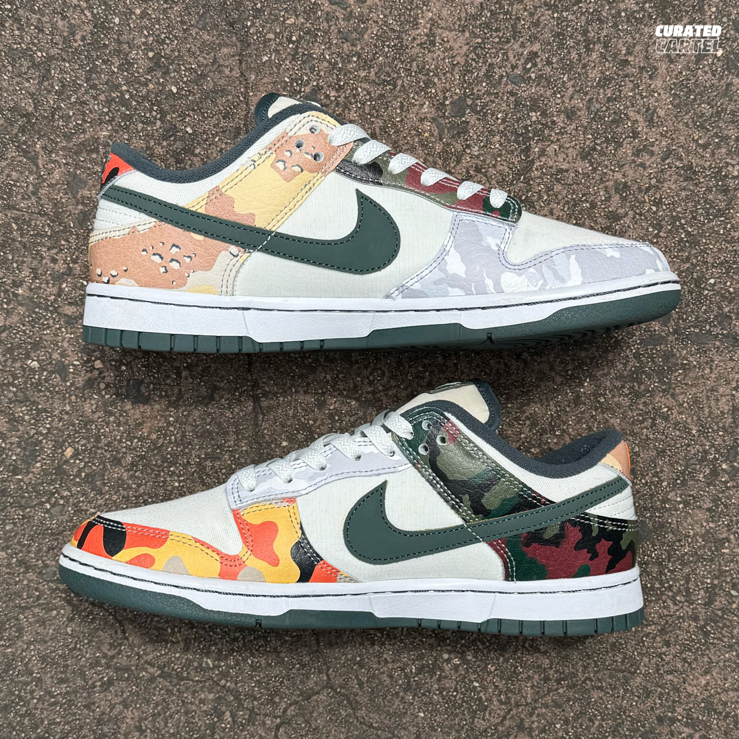 Nike Dunk Low SE “Sail Multi-Camo” US8.5