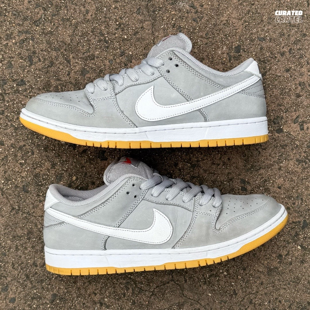 Nike SB Dunk Low Pro ISO “Orange Label Wolf Grey Gum” US10