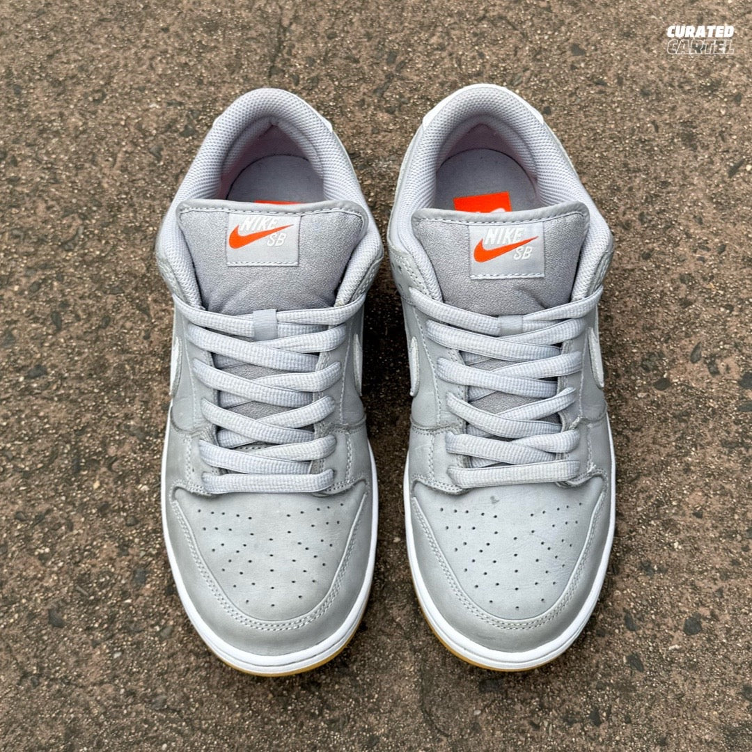 Nike SB Dunk Low Pro ISO “Orange Label Wolf Grey Gum” US10