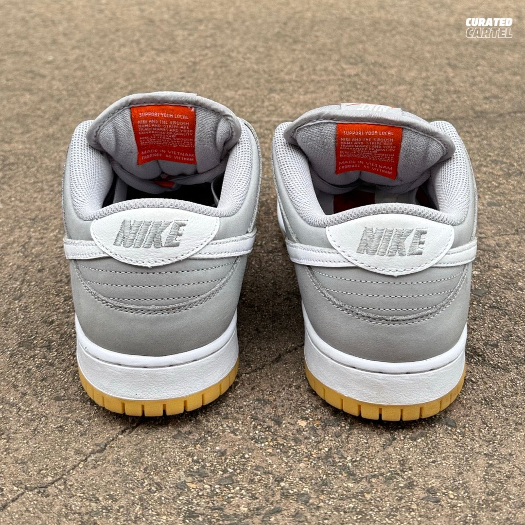 Nike SB Dunk Low Pro ISO “Orange Label Wolf Grey Gum” US10