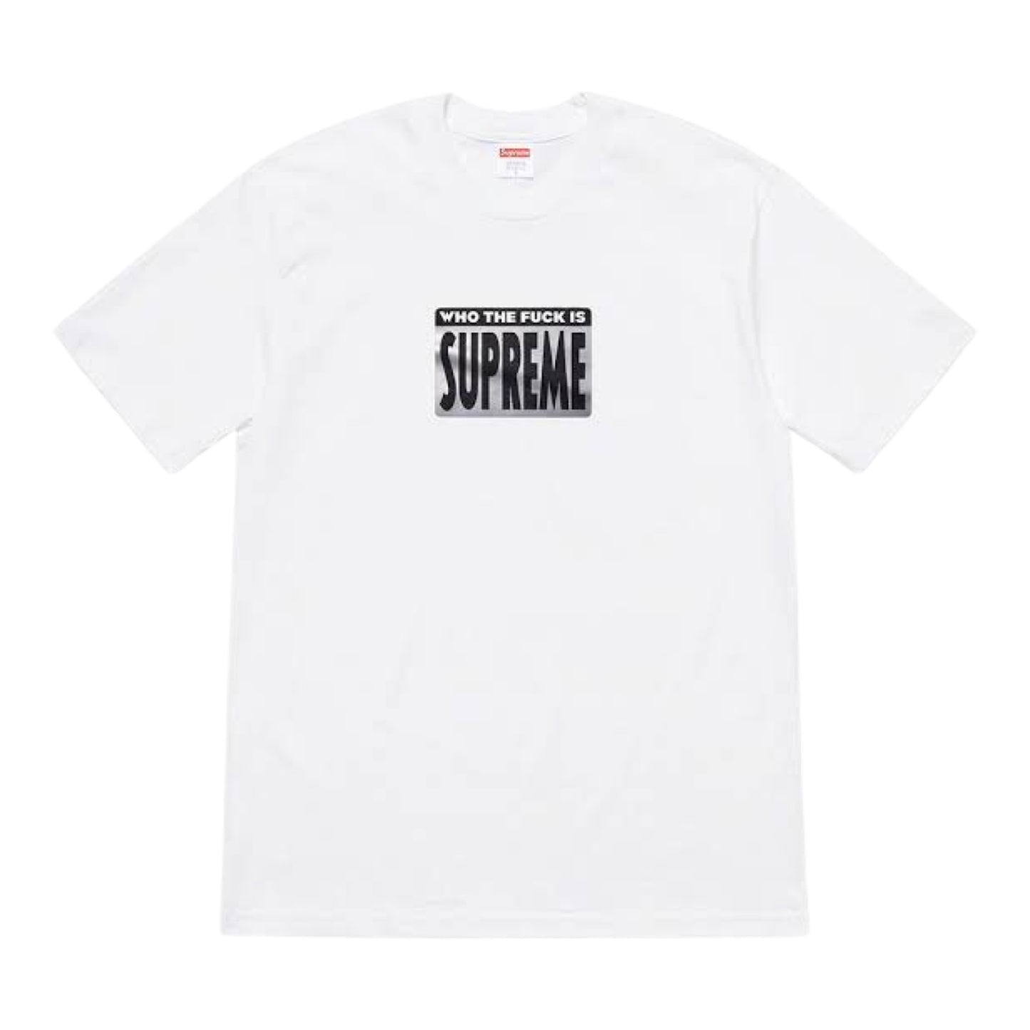 Supreme “Who the Fuck” Tee White SS19