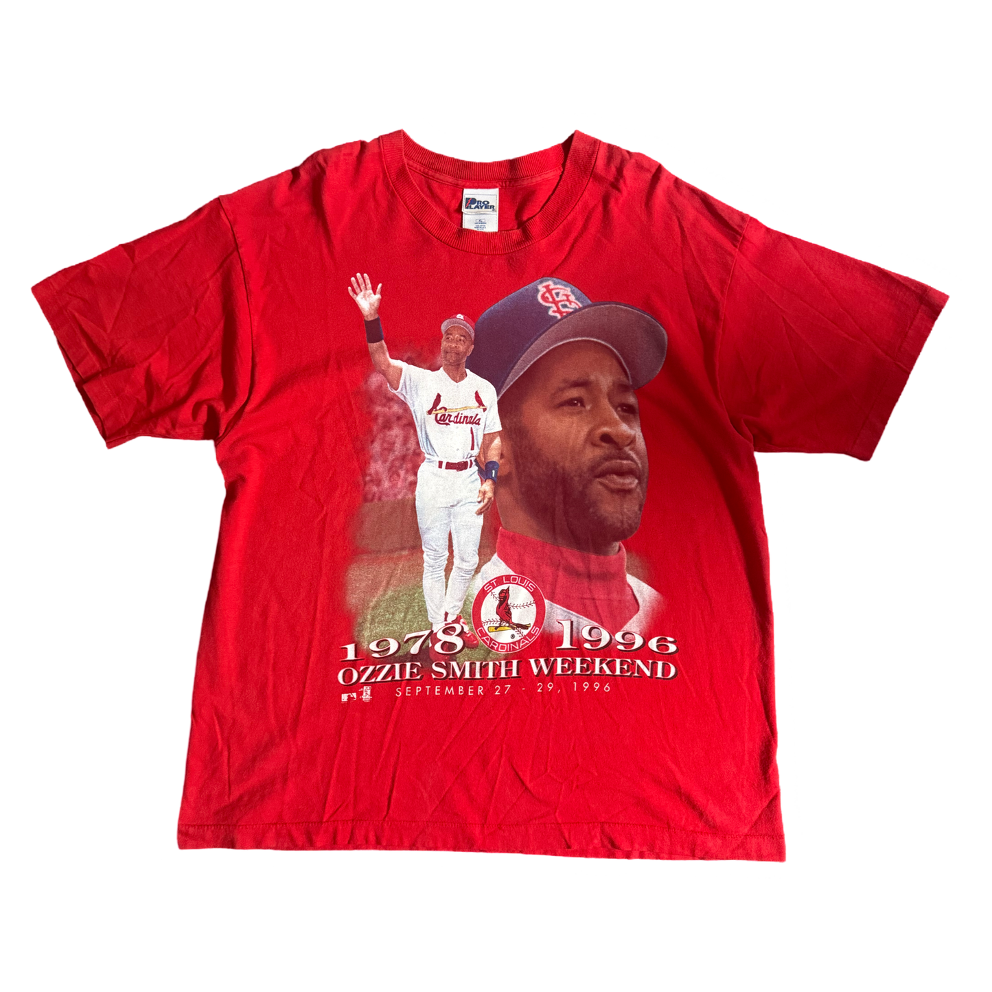 1996 “Ozzie Smith Weekend” St Louis Cardinals Tee (XL)