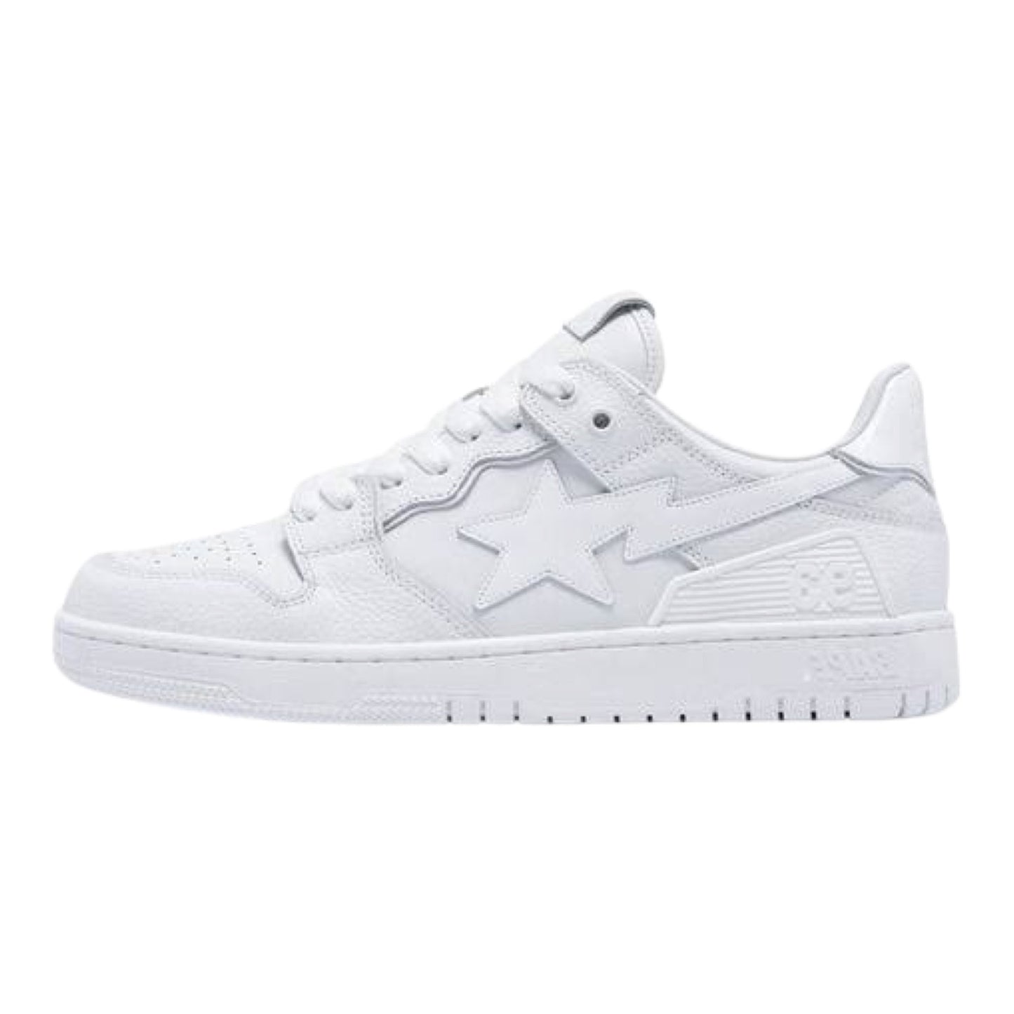Bape Sk8 Sta “Triple White Patent Leather”