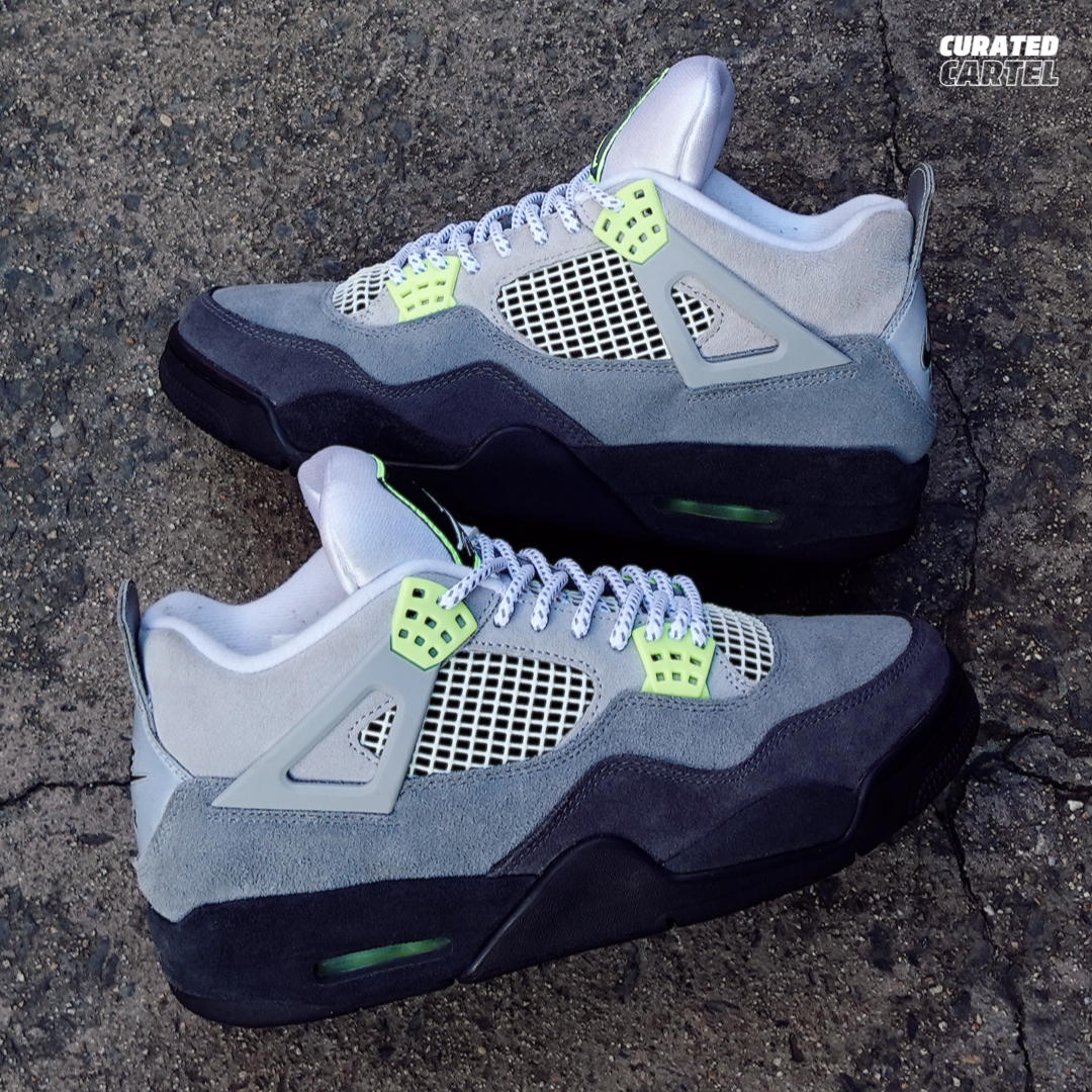 Jordan 4 Retro “SE 95 Neon” US9