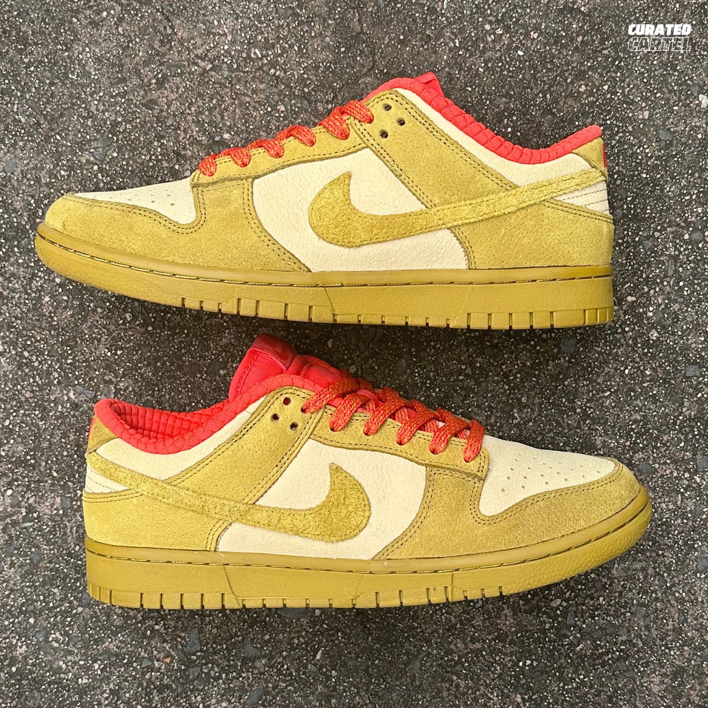 Nike Dunk Low “Bronzine Sesame Picante Red” (W) US9.5 / US11W