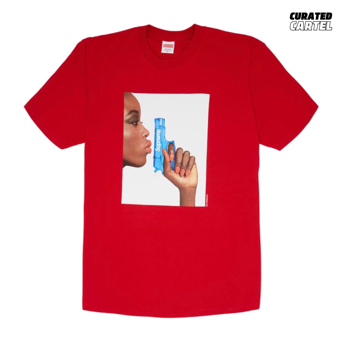 Supreme “Water Pistol” Tee Red SS21