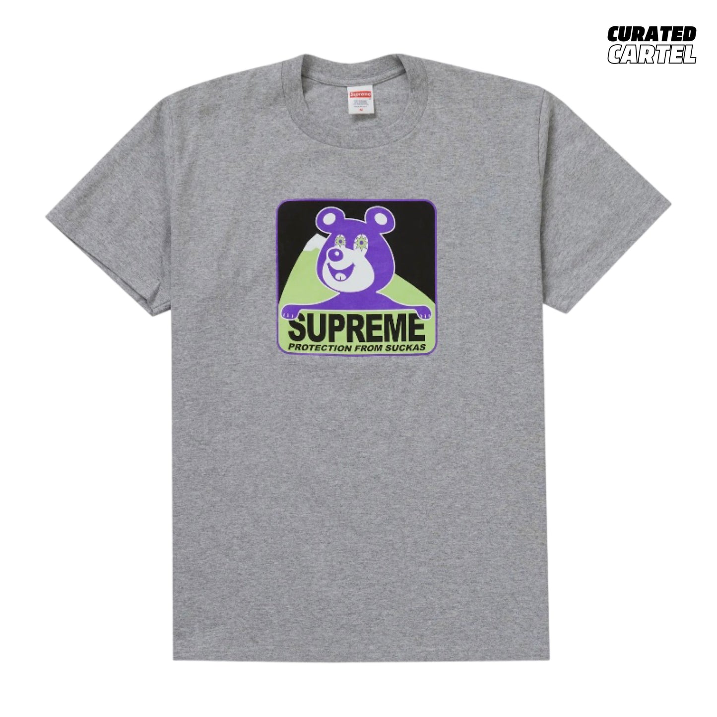 Supreme “Bear” Tee Heather Grey FW20