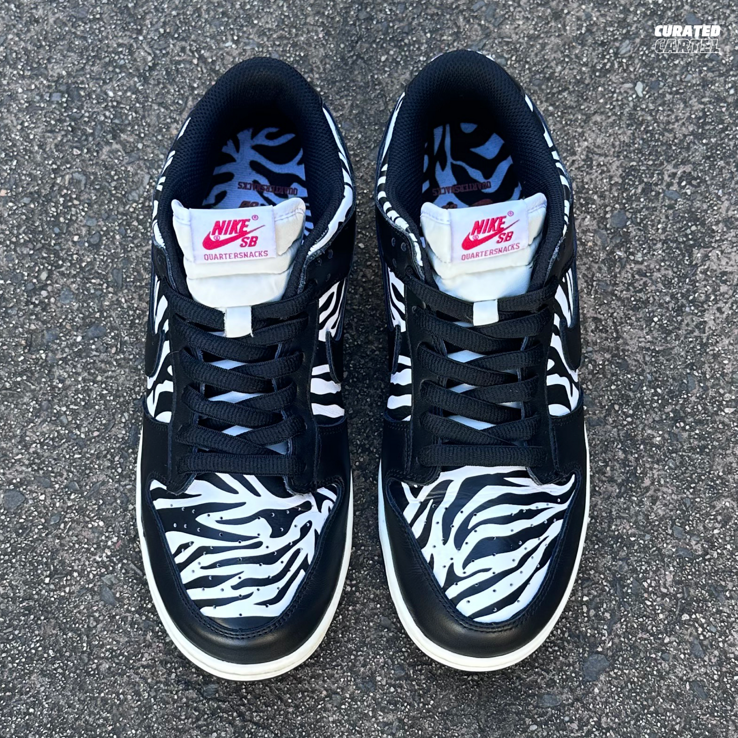 Nike SB Dunk Low OG QS “Quartersnacks Zebra” US9