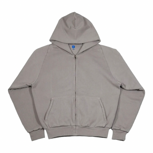 Yeezy x Gap Zip Up Hoodie “Light Grey”