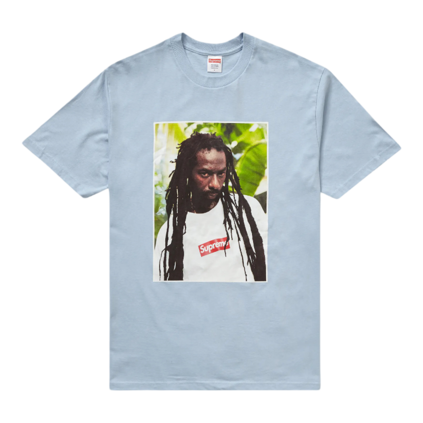 Supreme “Buju Banton” Tee Light Blue (SS19)