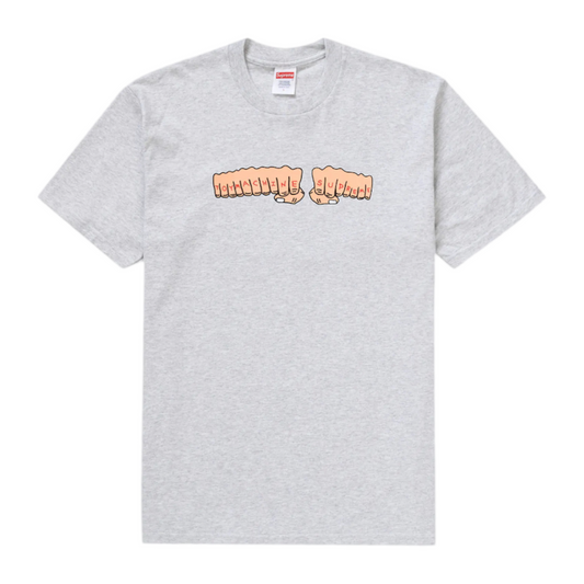 Supreme x Toy Machine “Fists” Tee Ash Grey (SS24)