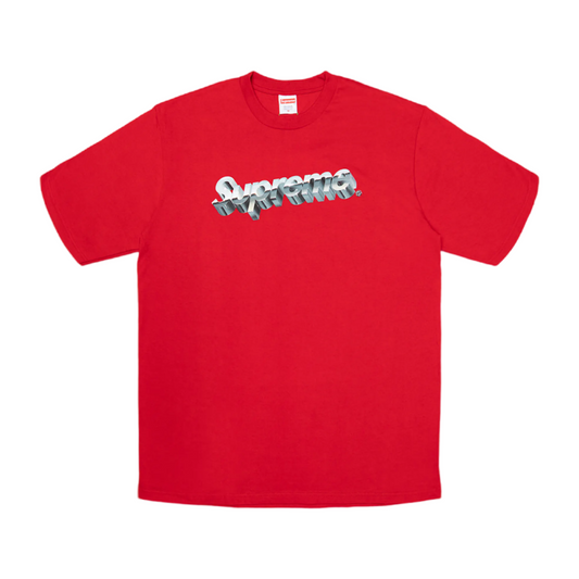 Supreme “Chrome Logo” Tee Red (SS20)