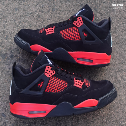 Jordan 4 Retro “Red Thunder” US9