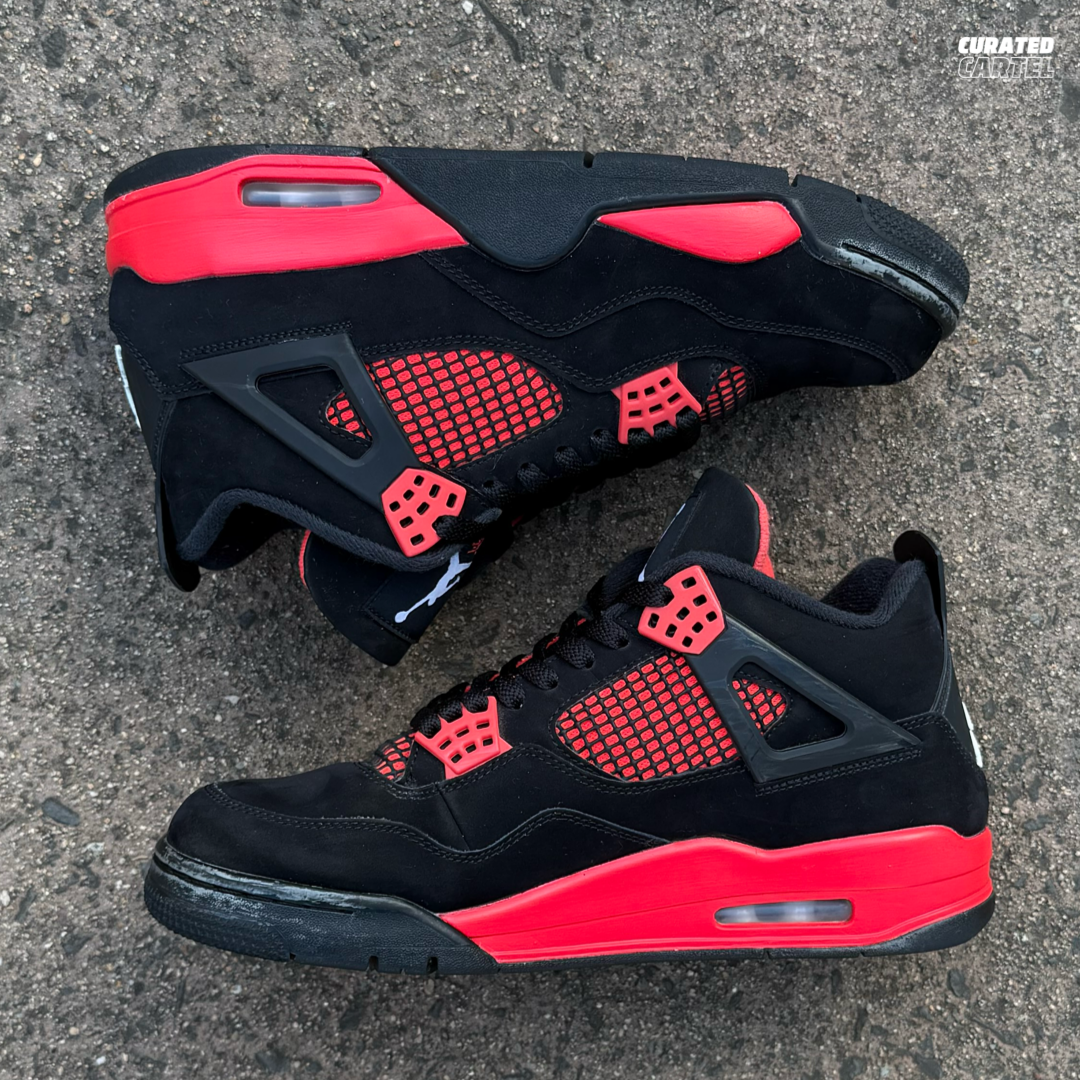 Jordan 4 Retro “Red Thunder” US9