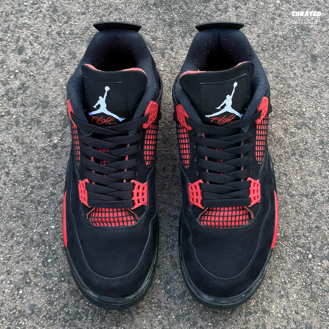 Jordan 4 Retro “Red Thunder” US9