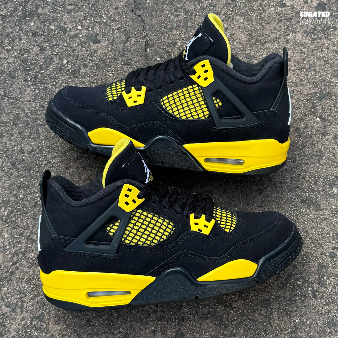 Jordan 4 Retro “Yellow Thunder” (GS) US6Y (US7.5W)