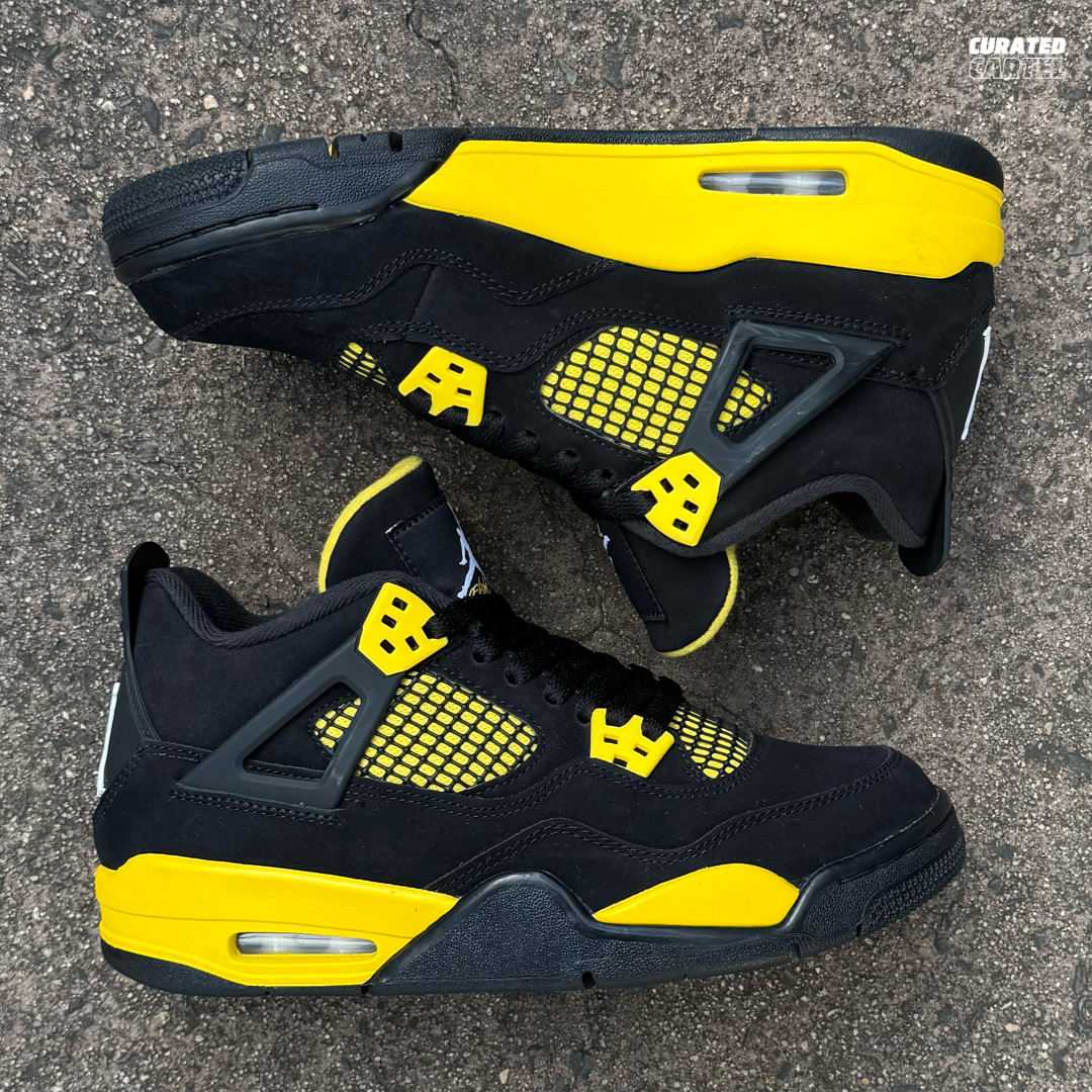 Jordan 4 Retro “Yellow Thunder” (GS) US6Y (US7.5W)