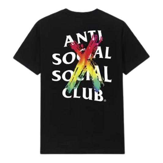 Anti Social Social Club “Cancelled Rainbow” Tee Black FW20