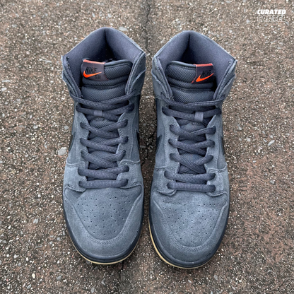 Nike SB Dunk High “Orange Label Smoke Grey” US10