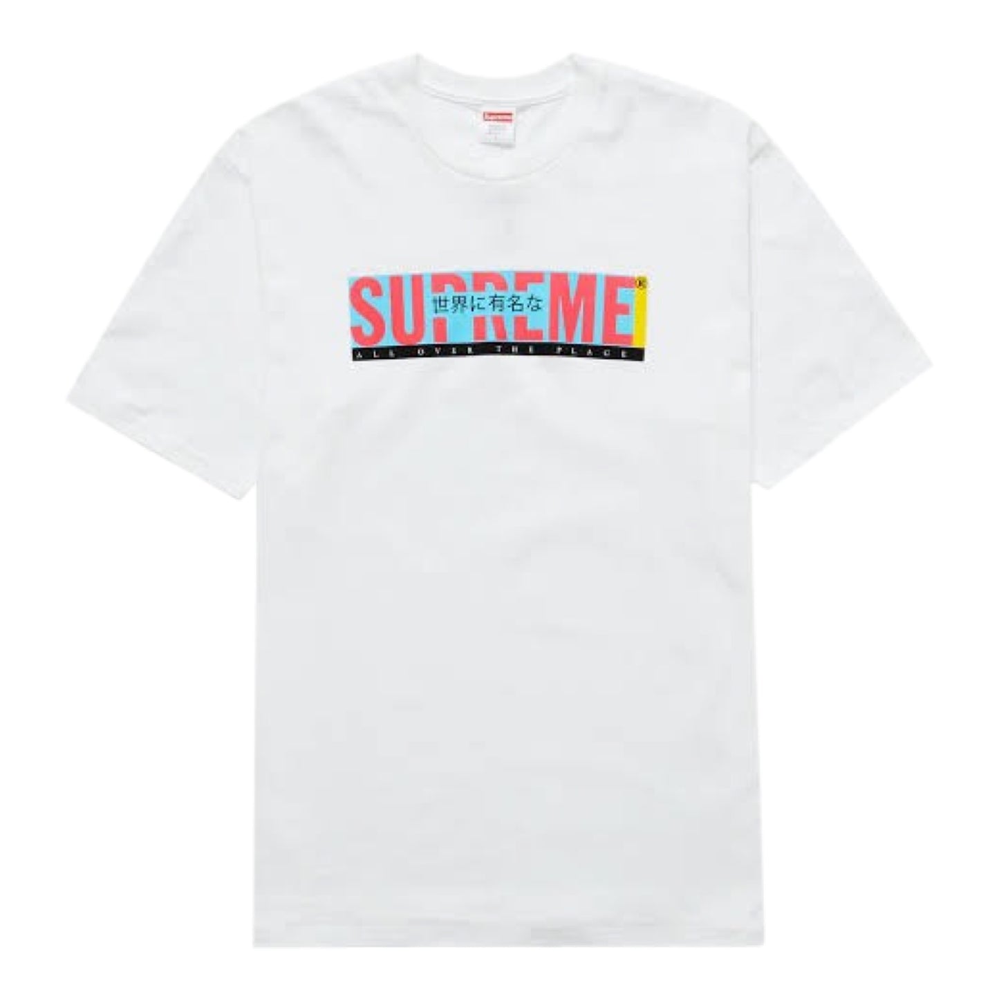 Supreme “All Over The Place” Tee White SS22