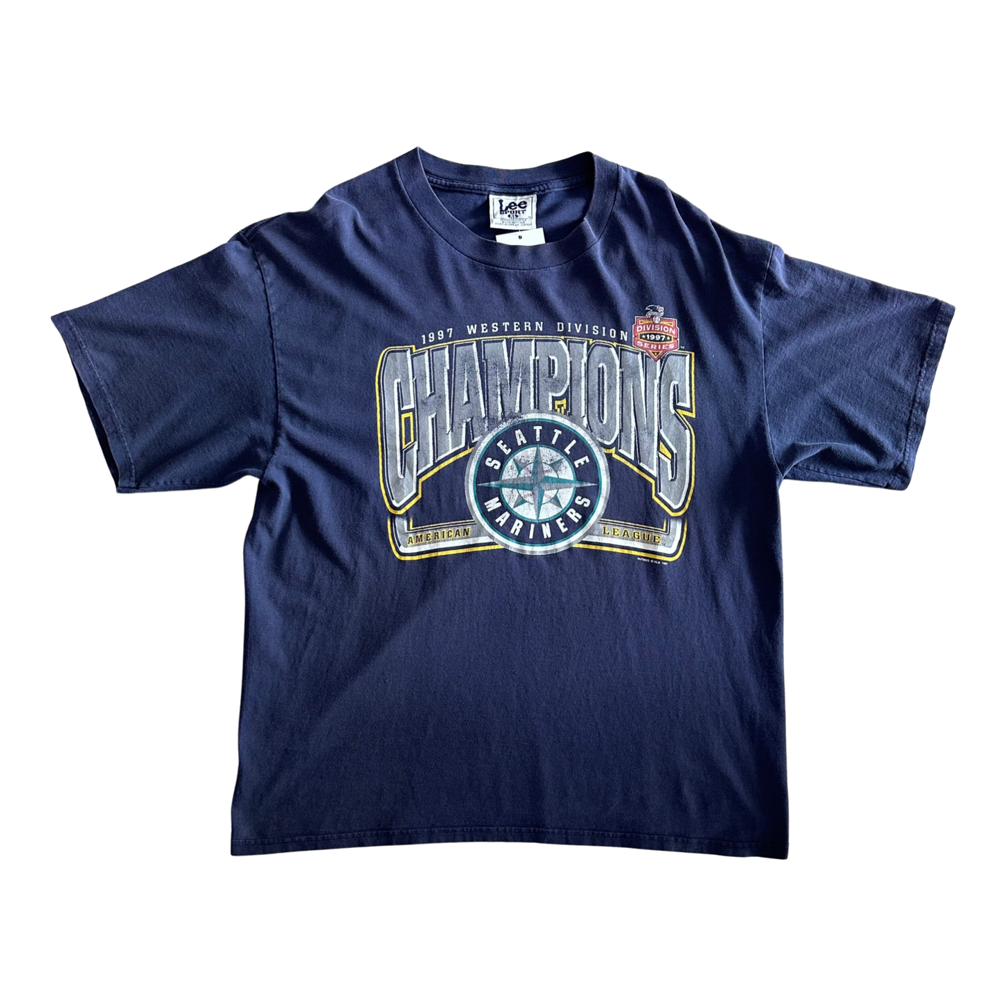 Vintage 1997 Seattle Mariners Champs Tee XL