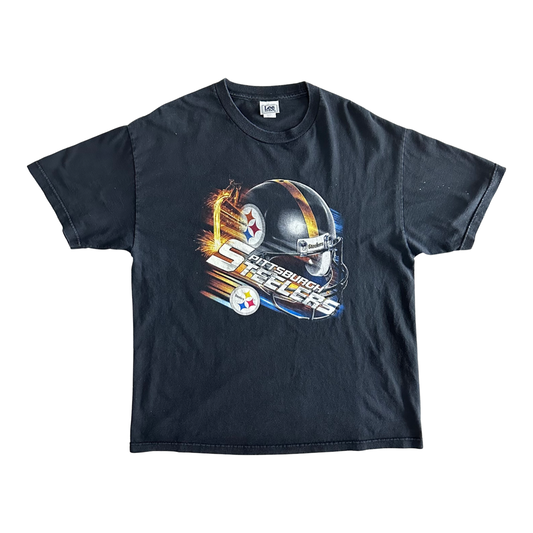 Vintage Pittsburgh Steelers Helmet Tee XL