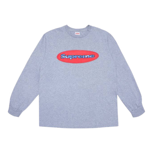 Supreme “Ripple” LS Tee Grey SS18